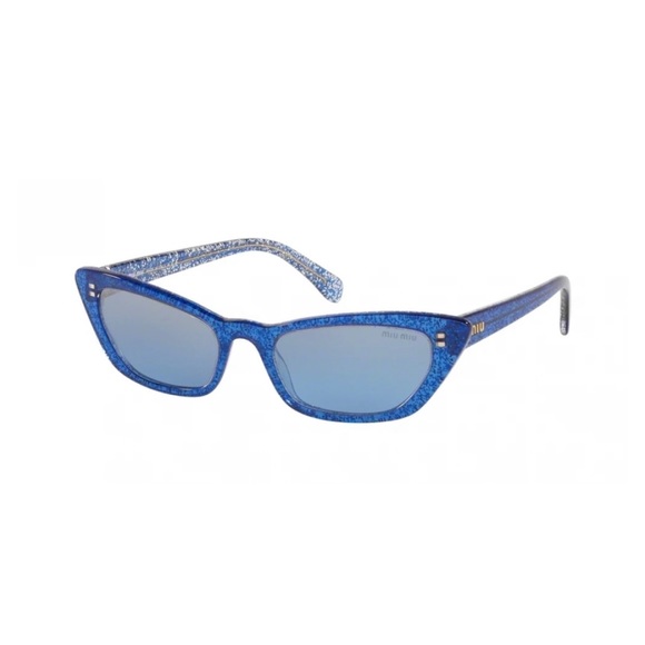 MIU MIU Cat Eye Sunglasses Blue - Picture 4 of 4